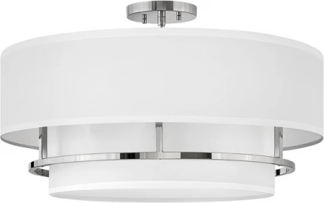 Потолочная люстра на штанге Hinkley Graham HK-GRAHAM-L-PN (220V, круглые)