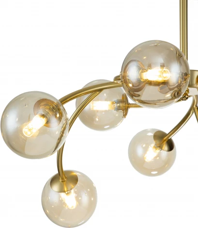 Люстра потолочная на штанге Intero V000227 (11024/9R Gold)