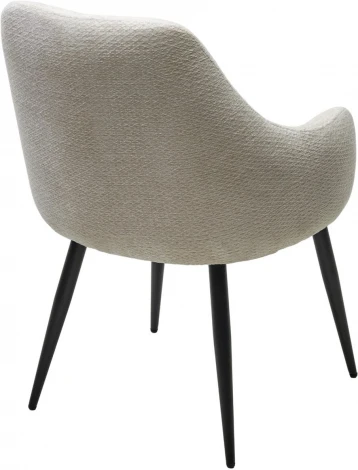 Стул STAMEN ткань DAVIS RETRO BLISS 02 светло-бежевый / черный каркас, ®DISAUR