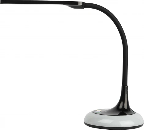 Офисная настольная лампа светодиодная с регулировкой цветовой температуры яркости и ночным режимом ЭРА NLED-481-10W-BK (220V, сенсорный выключатель)