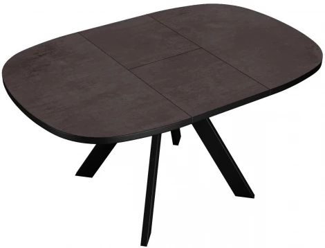 Стол DikLine B110 Хромикс бронза,опоры черные