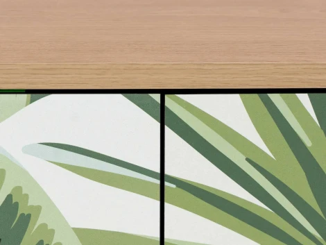 Шкаф Boho Color низкий ОГОГО (арт.599531), (ЛДСП/Дуб Корбридж)