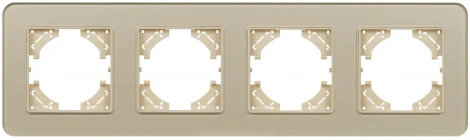 Рамка стеклянная FRM-OMALI-SFGS-4-GD (Arlight) 049719