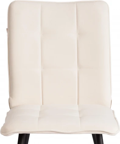 Стул обеденный Bari Tetchair (Флок/Молочный,Черный) арт.24801