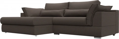 Диван угловой Пекин угол левый Лига Диванов (Рогожка) арт.122946L