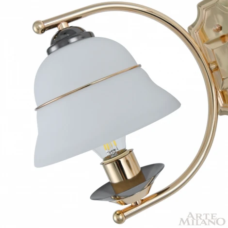 Подвесная люстра Arte Milano Florentia-1240 301240/5 Bk/Gd (220V, на цепи)