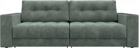 Диван прямой с декором Лига-049 НПБ Лига Диванов (Велюр) арт.128395