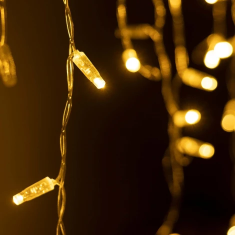 Светодиодная гирлянда Ardecoled ARD-EDGE-CLASSIC-2400x600-CLEAR-88LED-FLASH Warm/Warm (230V, 6W) (IP65)