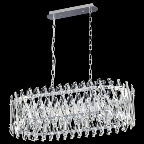 Подвесная люстра Citilux Ингвар CL334301 (220V, хрусталь, на цепи)