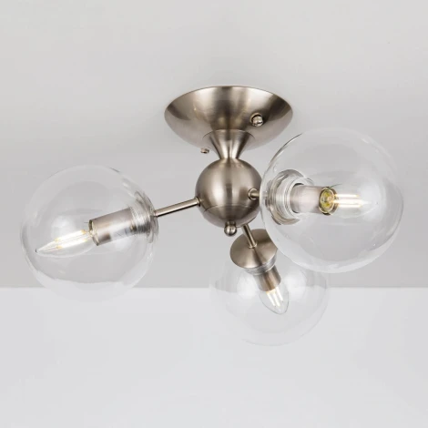 Потолочная люстра Citilux Томми CL102131 (220V, шарики, молекулы)