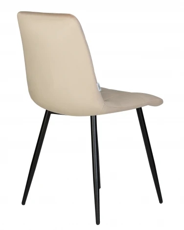 Стул обеденный CHILLY (Бежевый Holland 07, основание черное)