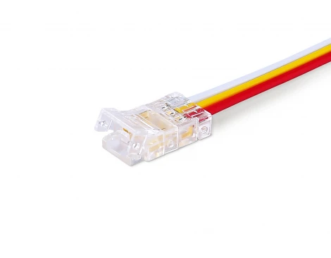 Соединитель гибкий односторонний COB CCT 12/24V для лент 8mm (3 конт.) (5шт) Ambrella Illumination GS7406