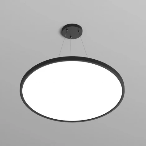 Потолочный светильник круглый Denkirs Thin DK6524-BK (LED, 220V, круглые, IP40)