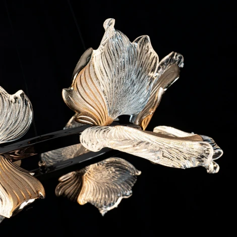 Подвесная люстра светодиодная с пультом с регулировкой цветовой температуры Modelux MODELUX ML.2412.500 BK