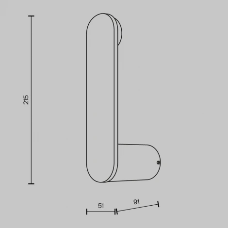 Настенный светильник Maytoni Connect MOD356WL-L4B3K (LED, 220V)
