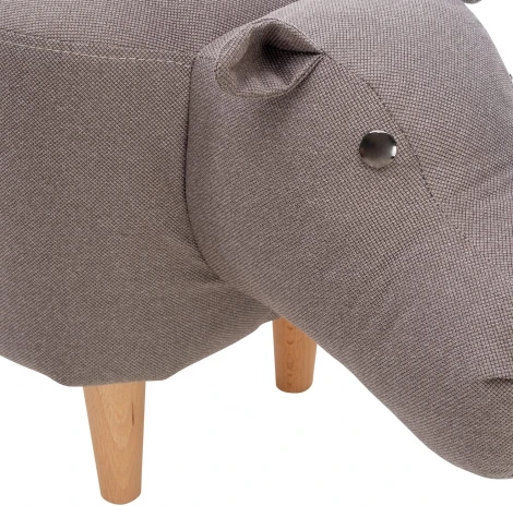 Пуф Leset Hippo COMBI (Фанера,Брус/Рогожка) Leset арт.2500000066610