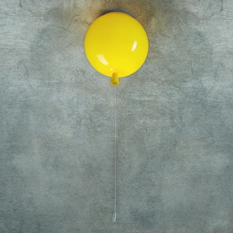 Детский потолочный светильник воздушный шарик Loft It Memory 5055C/S yellow