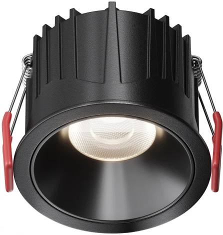 Встраиваемый светильник Maytoni Alfa LED DL043-01-15W4K-RD-B-1 (220V, круглые)