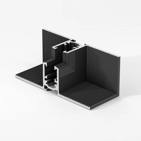 Коннектор угловой Elektrostandard Mini Magnetic 85178/00 внутренний для встраиваемого шинопровода (черный)