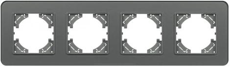Рамка стеклянная FRM-OMALI-SFGS-4-GR (Arlight) 049718