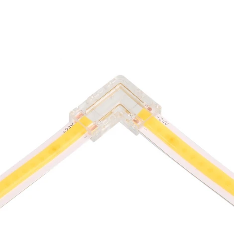 Коннектор Wolta WLS-2PIN-COB-8MM-L угловой для ленты COB шириной 8мм
