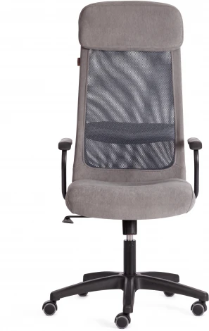 Кресло PROFIT (мп) (Флок,Ткань /Серый)