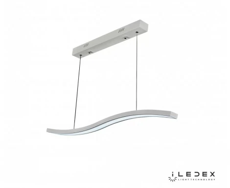 Подвесной линейный светильник светодиодный диммируемый с пультом 8007-1L-D-T WH iLedex Umbra