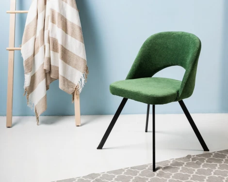 Кресло R-Home Lars зелёный/Арки