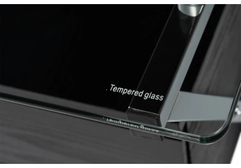 Компьютерный стол monki black / chrome