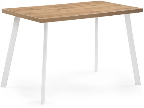 Стол Notta Тринити Лофт 120x80x75 25 мм дуб вотан / белый матовый 539243