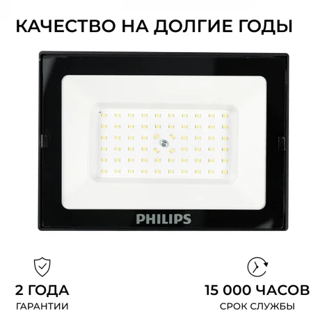 Прожектор уличный светодиодный BVP156 G2 LED40/CW 220-240 50W WB Philips 911401814487