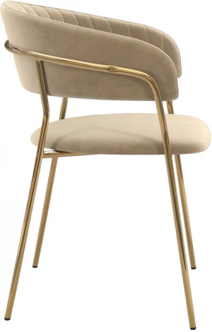 Стул Whispered Fusion Hesby Велюр/Бежевый арт.HSBI_DC72_beige