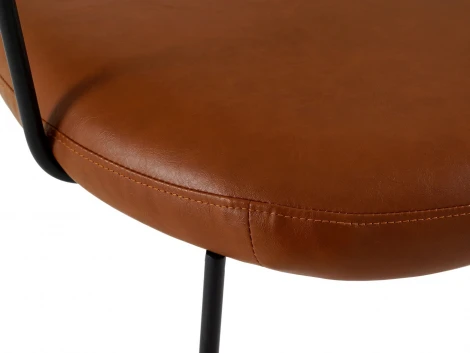 Обеденный стул Arise ОГОГО Обстановочка! (Экокожа/Коричневый,Черный) арт.931758
