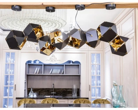 Подвесной светильник L'Arte Luce Welles L31208 black,gold (220V, на тросе)