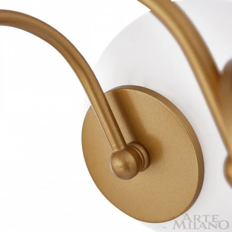 Потолочная люстра на штанге Arte Milano Napoli 312066/D850/6 BS/BK (220V, шарики)