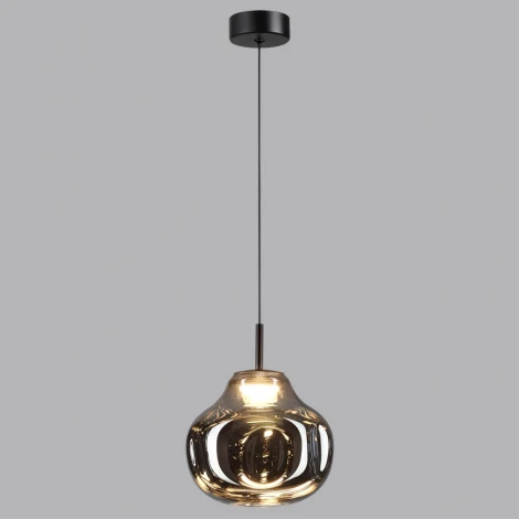 Подвесной светильник Odeon Light Vaso 5097/4LC черный/дымчатый/металл/стекло LED 4W 4000K (220V, на проводе)