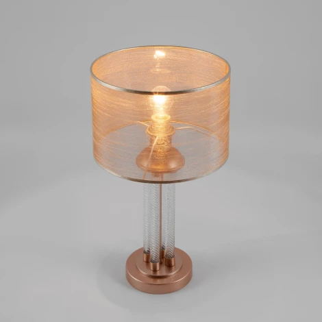 Интерьерная настольная лампа Eurosvet Licata 01073/1 перламутровое золото