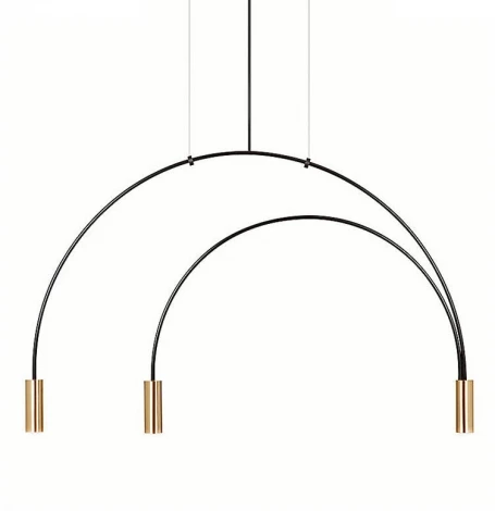 Подвесной светильник Arc 3 Gold ImperiumLoft Arc01 (189567-26) (220V, на тросе)