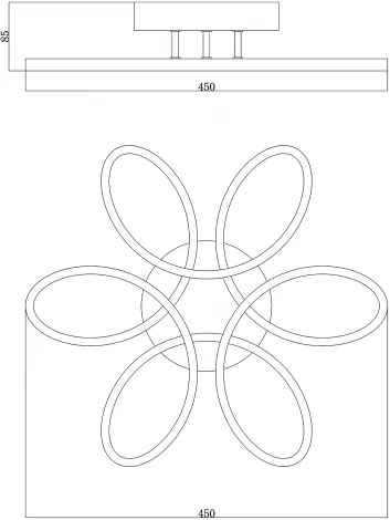 Потолочная люстра Moderli Wass V1070-CL