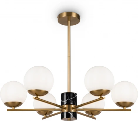 Потолочная люстра на штанге Freya Marble FR5230PL-06BS (шарики)