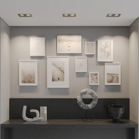 Светильник встраиваемый Novotech Gemini 371008 черный IP20 GX53 12W 220V