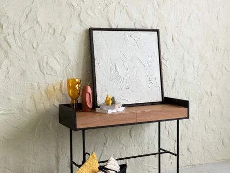 Стол консольный ОГОГО Look (ЛДСП/Черный)