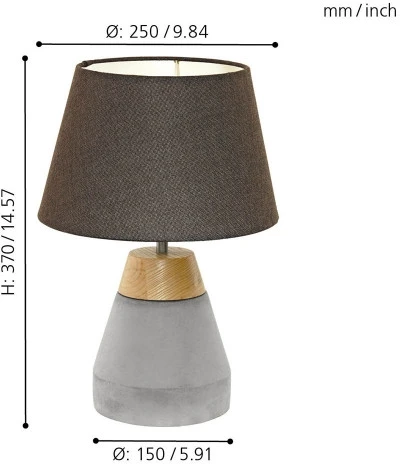 Интерьерная настольная лампа Eglo Tarega 95527 (220V, выключатель)