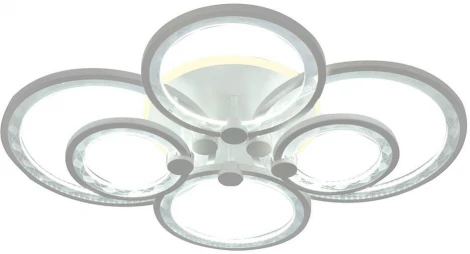 Потолочная люстра Seven Fires Floki SF7053/7C-WT-BL