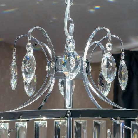 Подвесная люстра Citilux Инга CL335181 (220V, подвески, на цепи, круглые)