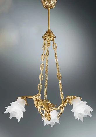 Подвесная люстра Nervilamp 2080 2080/3/ST (220V, на цепи)