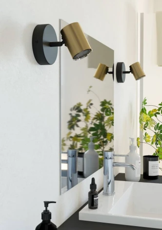 Спот Eglo Consuma 1 300583 1X5W(GU10) IP44сталь черный латунь состаренный