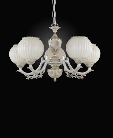 Подвесная люстра Reccagni Angelo L 9680/5 (220V, на цепи, шарики)