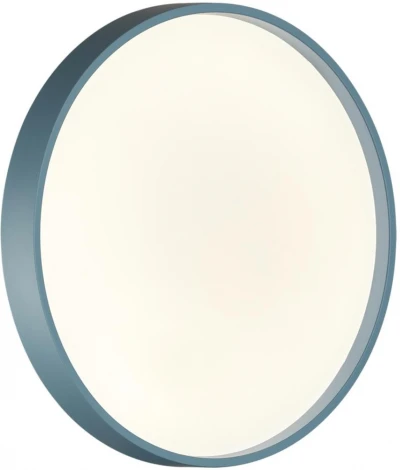 Настенно-потолочный светильник светодиодный Sonex Mavic 7745/CL COLOR SN пластик/белый/синий LED 30Вт 4000К D330 IP43 (220V, круглые)