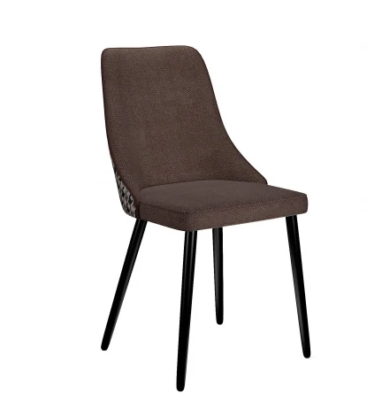 Стул DikLine 286 SB3/A2 шоколад, ножки черные 00-00080551 00-00080551